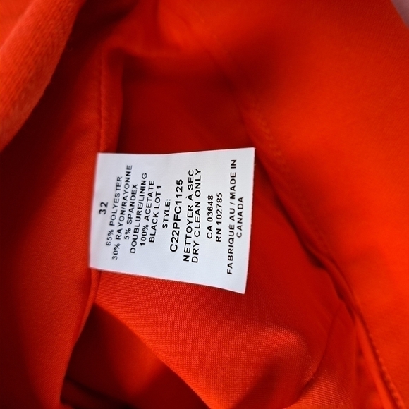 𝅺SANDRA Angelozzi Red Pencil Skirt  Skirt - Picture 10 of 10